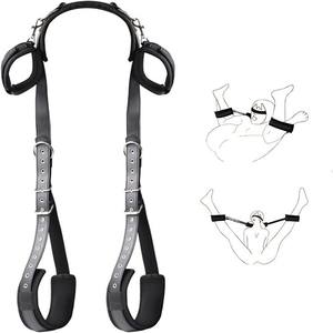 Équipement de bondage en gros facile à utiliser avec attaches pour les jambes, les mains et les pieds, sangles de flirt et masque pour les yeux pour adultes - Product Image 1