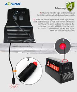 2023 Wholesale Indoor/Outdoor Automatic <strong>Electronic</strong> <strong>Rat</strong> Cage Portable Mouse Trap Power Source Batteries Solid State Mouse <strong>Killer</strong> - Product Image 4