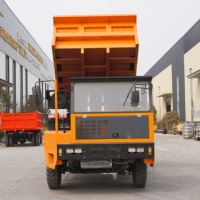 Camion benne minier diesel robuste pour le transport souterrain de charges lourdes, avec déchargement intégral, petit modèle