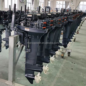 Новый оптовый подвесной лодочный мотор из Китая, 2-тактный, 15 л.с., с длинным дейдвудом, бензиновый, ручное управление - Product Image 3