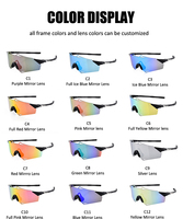 Lunettes de soleil polarisées pour hommes, en forme de lentille personnalisée, de sport, d'équitation, de vélo, de course, ya070c