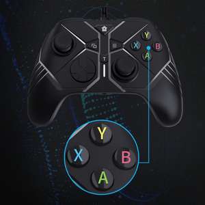 Nuevo <span class=keywords><strong>Control</strong></span> Gamepad <span class=keywords><strong>con</strong></span> Cable Tipo C para <span class=keywords><strong>Xbox</strong></span> <span class=keywords><strong>Series</strong></span> S/<span class=keywords><strong>XBOX</strong></span> <span class=keywords><strong>ONE</strong></span>/<span class=keywords><strong>XBOX</strong></span> <span class=keywords><strong>ONE</strong></span> SLIM <span class=keywords><strong>Compatible</strong></span> <span class=keywords><strong>con</strong></span> PC y <span class=keywords><strong>con</strong></span> Conector para Auriculares - Product Image 4