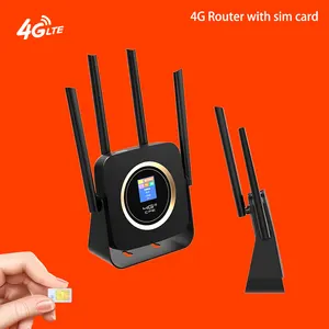 Modetrends CPF903-B 3000Mah Router Wifi 4G Met Simkaart Max 10 Gebruikers 4G Wifi Router Essentieel Voor Kantoorreizen