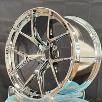 Jantes forgées SHIN Triple Chrome Concave Légères 5x114.3 5x130 5x120 5x112 5x100 18 19 20 22 24 Pouces