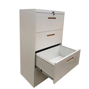 Custom Easy Assembly Steel Office Filing <b>Cabinet</b> 4-<b>Drawer</b> Durable Large Capacity <b>Storage</b> for Workshop Gym - Product Image 1