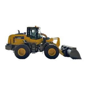 Cargador hidráulico de ruedas Komatsu usado, con bajas horas de trabajo, para movimiento de tierra, motor pesado de carretera - Product Image 1