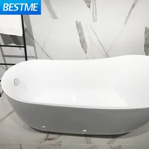 Veel Populaire Aangepaste Grootte Bad Mooie Washroom Badkuip Hoge Kwaliteit Washroom Bad Acryl Hot Tub