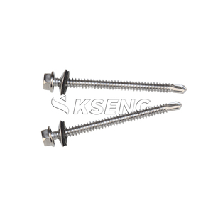 Tornillos Autoperforantes Hexagonales Galvanizados para Techos, Tornillos Autoperforantes Hexagonales de Color para Madera - Product Image 4