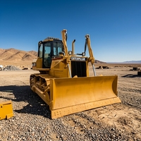 Bulldozer Caterpillar D6G d'occasion avec moteur, pompe, boîte de vitesses et composants essentiels, 160 ch, couple élevé