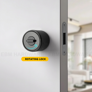 Luxury Matte Black Magnetic <strong>Door</strong> Lever Handle Lock Minimalist Interior <strong>Door</strong> <strong>Knobs</strong> for Modern Home and Bedroom - Product Image 5