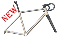 Cadre de vélo de route en titane imprimé en 3D, ensemble de cadre de vélo