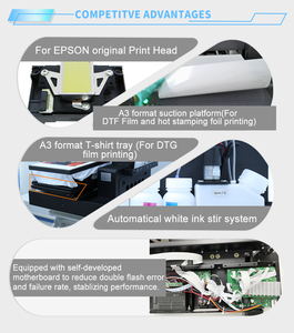 Directly Printing <b>Machine</b> Colorsun DTF <b>Printer</b> <b>T</b>-<b>shirt</b> Printing <b>Machine</b> L805 Digital Ptinter A3 with Free Technical Support - Product Image 4