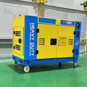 เครื่องกำเนิดไฟฟ้าดีเซลขนาดกะทัดรัด 2500W-25kW ดีไซน์เงียบพิเศษ พร้อมรีโมทสตาร์ท แบบโครงเปิด ATS สำหรับตั้งแคมป์ รถบ้าน และใช้งานกลางแจ้ง 50/60Hz - Product Image 1