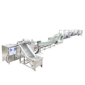 mini potato chips making machine automatic frozen potato french fries production line/french fries making machine