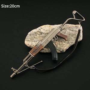 Sản Phẩm Mới Bán Buôn Có Thể Tháo Rời 1:4 Có Thể Gập Lại AK47 Kim Loại Đồ Chơi Súng Mô Hình Kẽm Hợp Kim Bắn Tỉa Súng Trường Tùy Chỉnh - Product Image 3