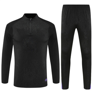 2025新款涤纶长袖成人儿童足球训练服儿童足球球衣 - Product Image 3