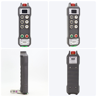 Control Remoto Inalámbrico para Grúa de Una Sola Velocidad con 6 Botones y Resistencia al Agua IP67, Batería de Litio Recargable de 2* 5000 mAh