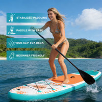 Planche à pagaie gonflable InnoExpo avec siège de kayak, planche à pagaie debout, planche à pagaie de surf