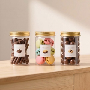 4oz 8 Oz 500ml Transparent Pots Cosmetic <b>Jars</b> Body Scrub Container Empty Pet <b>Plastic</b> <b>Jars</b> With Lids - Product Image 3