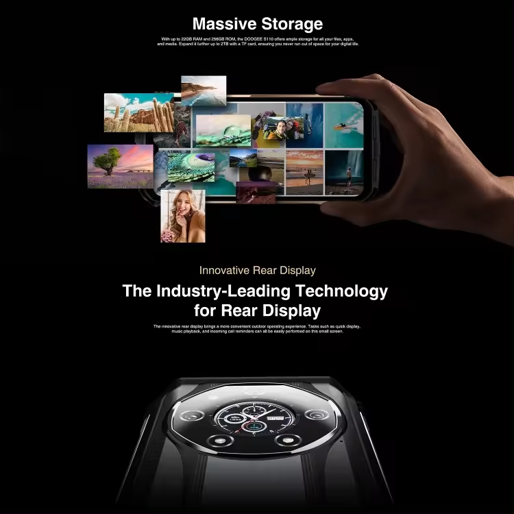 DOOGEE S110 Rugged Smartphone - 12GB+256GB Android Phone