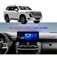 Radio Estéreo con Navegación GPS para Toyota Land Cruiser LC300 2022-2024, Reproductor Multimedia de Video, Android 12, Carplay, Unidad Principal, DSP
