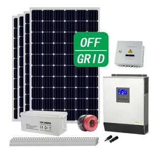 2000W 3kva 3kwa 5kw Hệ Thống Dc Kit Tv Với Nhà Năng Lượng Mặt Trời Trạm Hệ Thống Điện Fotovoltaico