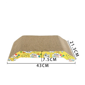 Alas Cakar Kucing, Karton dengan Catnip Berputar Ulang Bantalan Gores Pengganti Dapat Dibalik, Bantalan Sofa Santai - Product Image 2