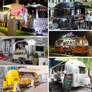 2025 Concesión Bbq Food Truck Catering móvil Remolque de comida Restaurante totalmente equipado - Product Image 2