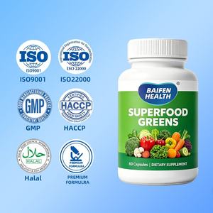 Capsules de suppléments de superaliments verts OEM/ODM pour un soutien détoxifiant et un nettoyage en douceur – Capsules de Spiruline et de Chlorelle - Product Image 3