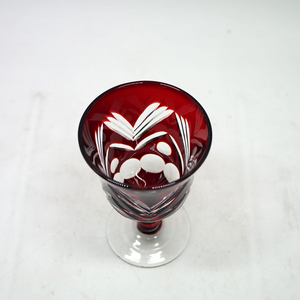 Vasos de chupito de <span class=keywords><strong>tequilla</strong></span> de tallo corto de estilo japonés Edo Kiriko de color azul rubí rojo - Product Image 5