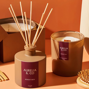 Coffret Cadeau Parfumé AIKUN : Bougies en Cire de Soja et Diffuseurs à Bâtonnets pour la Décoration de la Maison, des Hôtels et des Boutiques - Product Image 4