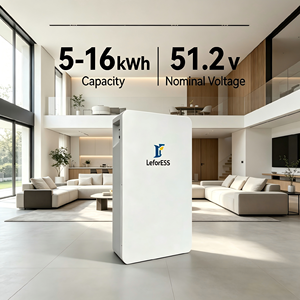 Аккумулятор LiFePO4 51.2В 5кВтч 10кВтч 14кВтч 16кВтч 100Ач 200Ач 280Ач 314Ач для хранения солнечной энергии, настенный/напольный, с Wi-Fi - Product Image 1