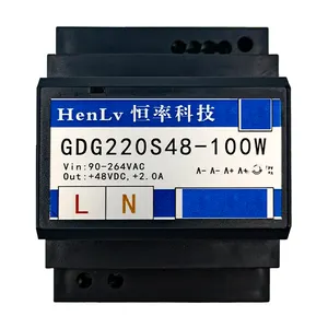 ac dc power supply rail din 60w 100w manufacturer for industry instruments and meters