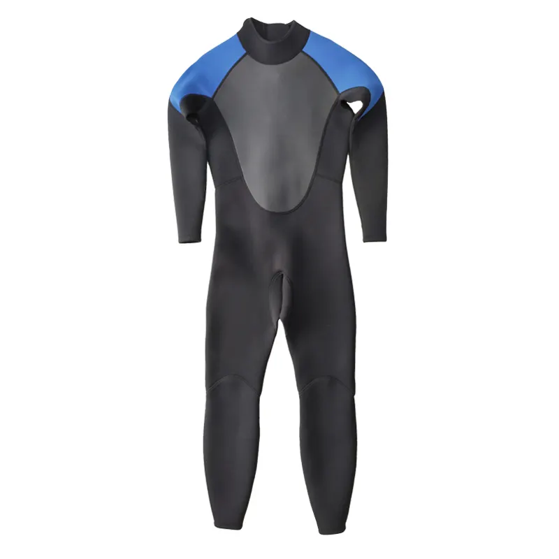 Men's neoprene 4/3 mm long sleeve chest zip triathlon swimming surfing wetsuit