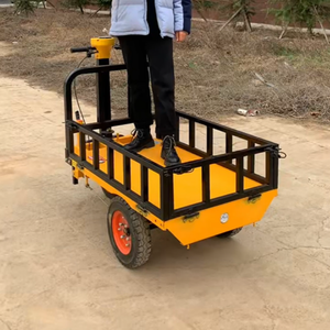 Ev ve şantiye kullanımı için platformlu elektrikli üç tekerlekli düz yataklı el arabası doğrudan fabrikadan - Product Image 6