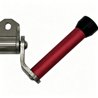 Poignée triceps multi-fonctions pivotante en V, fixation de câble robuste, barre ergonomique antidérapante pour tirage latéral