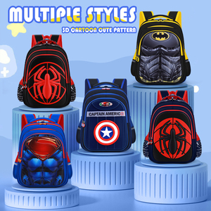Mochilas escolares de dibujos animados para niños Marvel para C a p <span class=keywords><strong>i</strong></span> <span class=keywords><strong>n</strong></span> <span class=keywords><strong>t</strong></span> a America Nylon impermeable para niños de escuela primaria niñas - Product Image 2