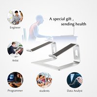 Soporte Universal Desmontable de Metal para Laptop, Base Ergonómica de Aluminio para Escritorio, Soporte para Notebook