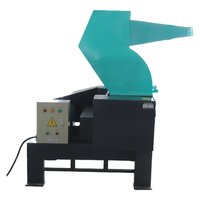 Petite machine de broyage de plastique industrielle silencieuse multifonctionnelle à un seul arbre, mobile et automatique, avec moteur