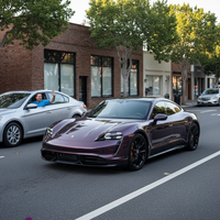 Film de protection de peinture PPF coloré en TPU, fabricant de PPF automobile coloré résistant aux rayures (PPF à changement de couleur de 7,5 mil)