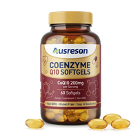 Gélules de Coenzyme Q10 en vrac sous marque privée SPL, compléments alimentaires végétaliens à base de fibres et d'herbes, gélules de CoQ10