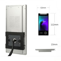 Sistema de Control de Acceso con Intercomunicador Visual y Reconocimiento Facial Linux FCV4905, Visión Nocturna, IP66 Impermeable, para Exteriores, Puerta, Villa, Hogar