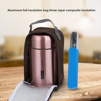 Boîte à lunch isotherme de grande capacité en acier inoxydable 316, forme cylindrique (style bento) pour étudiants, maintien au chaud de 12 à 24 heures