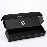 Boîte d'expédition personnalisée pour clavier long, grande boîte d'emballage pour e-commerce, boîte postale plate et mince en papier kraft