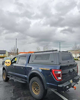 Waterproof Heavy-Duty High-Grade Aluminum Alloy Camper Shell Canopy Hardtop Tonneau Cover 2007-2026 Ford Ranger F150 Tacoma
