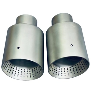 Punta de <span class=keywords><strong>escape</strong></span> de fibra de carbono universal para silenciador <span class=keywords><strong>Akrapovic</strong></span> | Doble <span class=keywords><strong>Salida</strong></span> de acero inoxidable negro MATE | Varios tamaños disponibles - Product Image 6