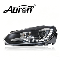 AURON 2009-2013 VW Golf 6 Phare avant à LED, feux de croisement, kit de modernisation/amélioration, neuf, 12V 36W 6000 lm 6000K, ajustement universel, garantie 6 mois
