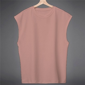 Camiseta Deportiva sin Mangas para Hombre, Tejida, 100% Algodón, de Secado Rápido, Estilo Urbano, Venta al Por Mayor, Alta Calidad - Product Image 6