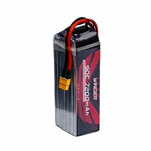 Batterie LiPo pour drone de course FPV, pack de batteries lithium-ion LCO LIVH 7200mAh 90C 6S 22.8V - Product Image 6