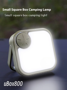 Di động ngoài trời đa chức năng độ sáng cao 800lumen năng lượng mặt trời sạc mờ ABS hộp vuông nhỏ dẫn cắm trại đèn lồng - Product Image 2